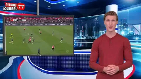 Feyenoord derde na ruime zege.